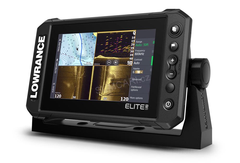 Lowrance ELITE FS 9, sonda ActiveImaging 3v1 | ZDARMA držák sondy, baterie s nabíječkou