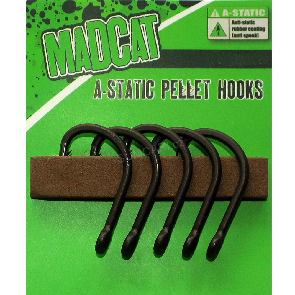 MADCAT sumcový háček A-Static PELLET Hooks 1/0, 5ks