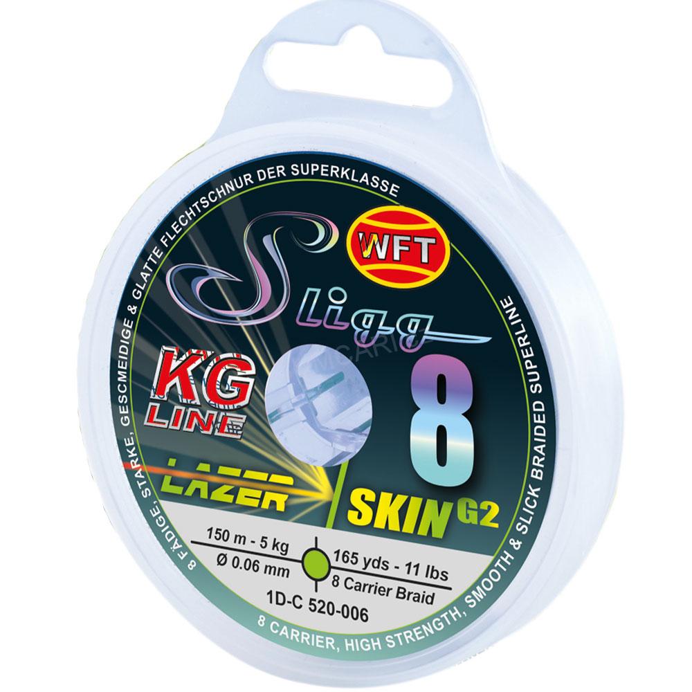 WFT pletenka SLIGG 8 cartreuse 0.14mm 14kg, 150m žlutá