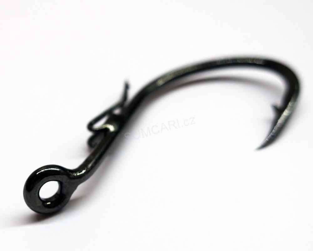 Black Cat sumcový háček GHOST Rig Hook DG coating 7/0, 5ks
