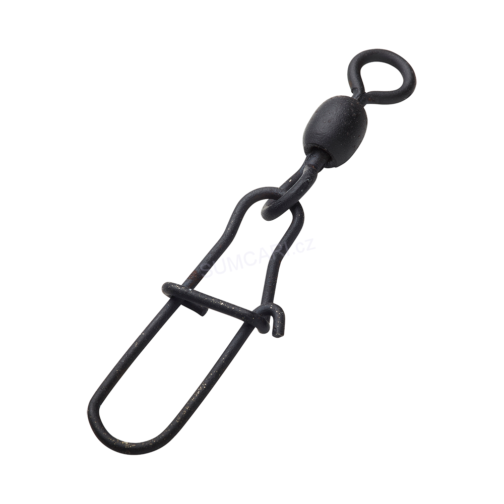 MadCat karabina s obratlíkem Stainless Crane Swivel With Snap 90kg, 5ks