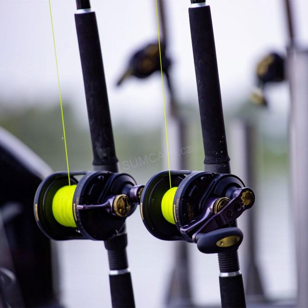 Black Cat pletená sumcová šňůra ZEUS Line G2 0.55mm 69kg, 400m - žlutá