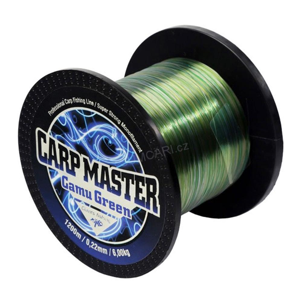 Giants fishing vlasec Carp Master Camou Green 0.35mm 11.9kg, 1200m