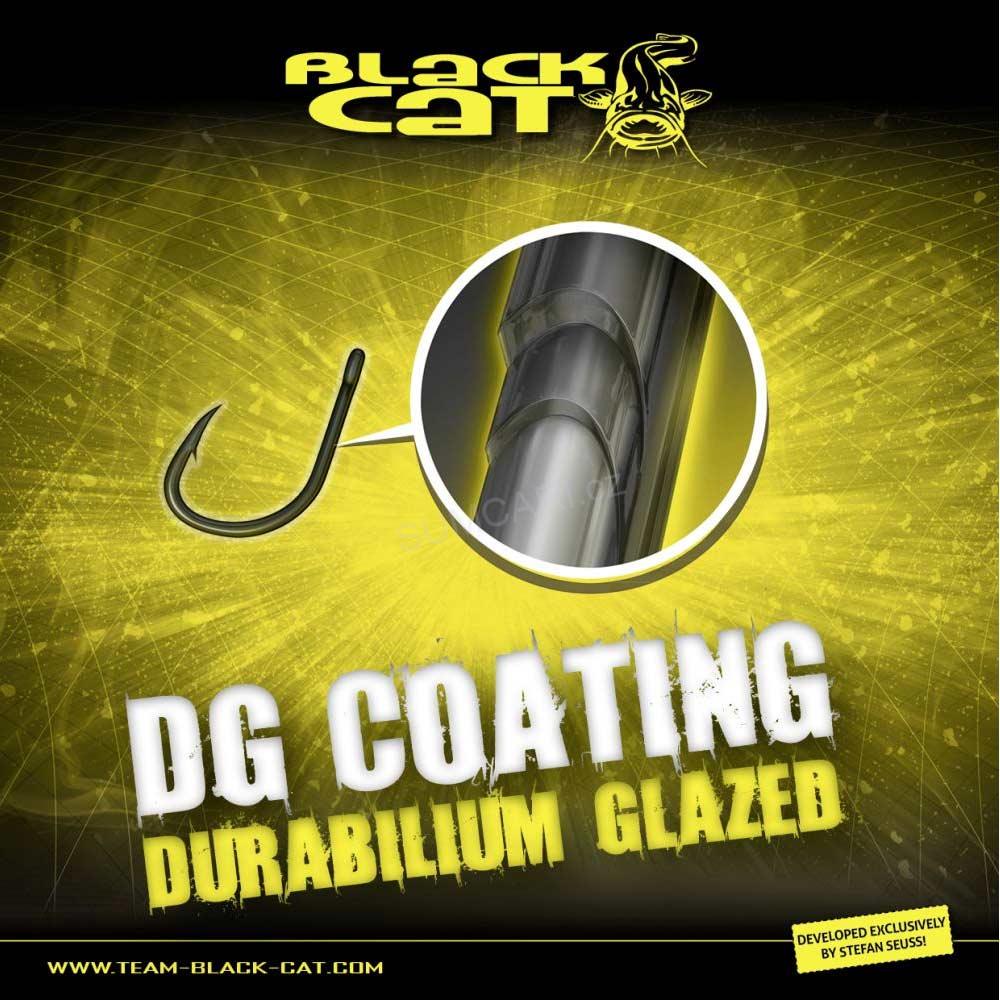 Black Cat sumcový háček POWER RIG DG coating 5/0, 6ks