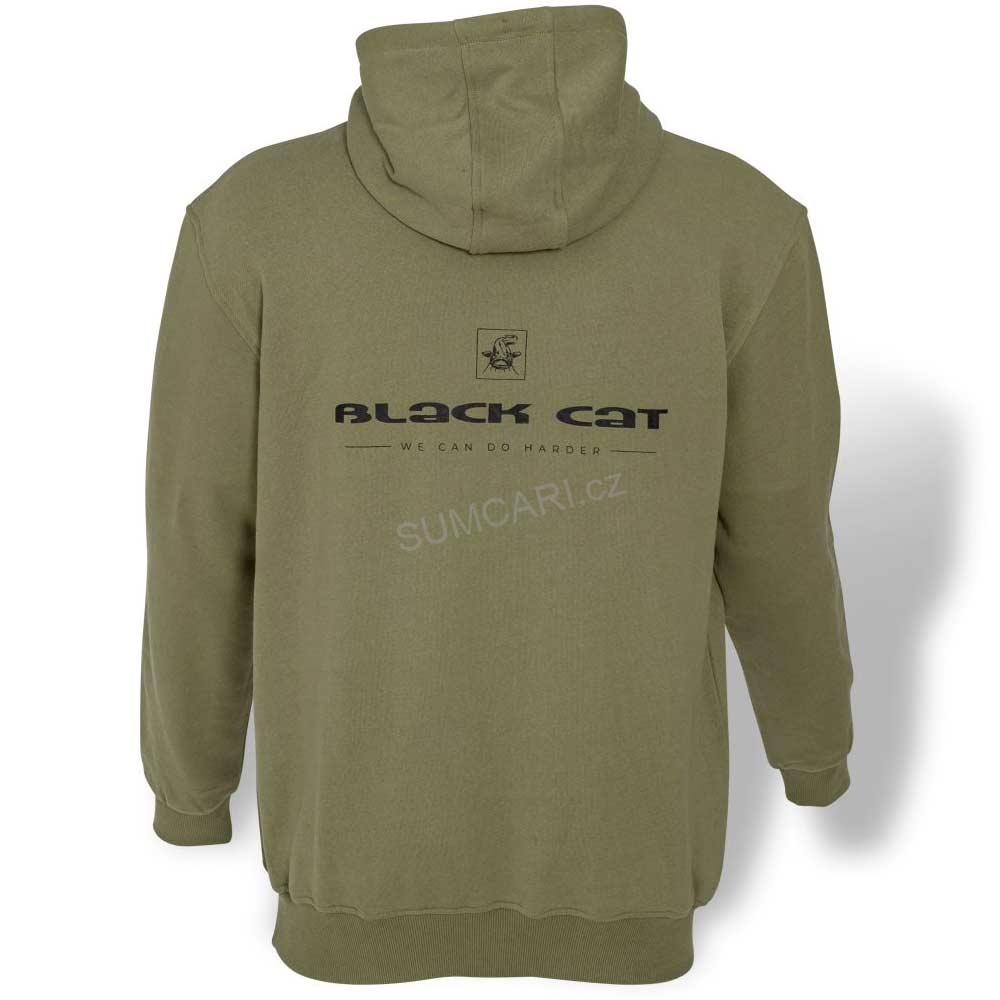 Black Cat mikina khaki, vel. XXL - POSLEDNÍ KUS
