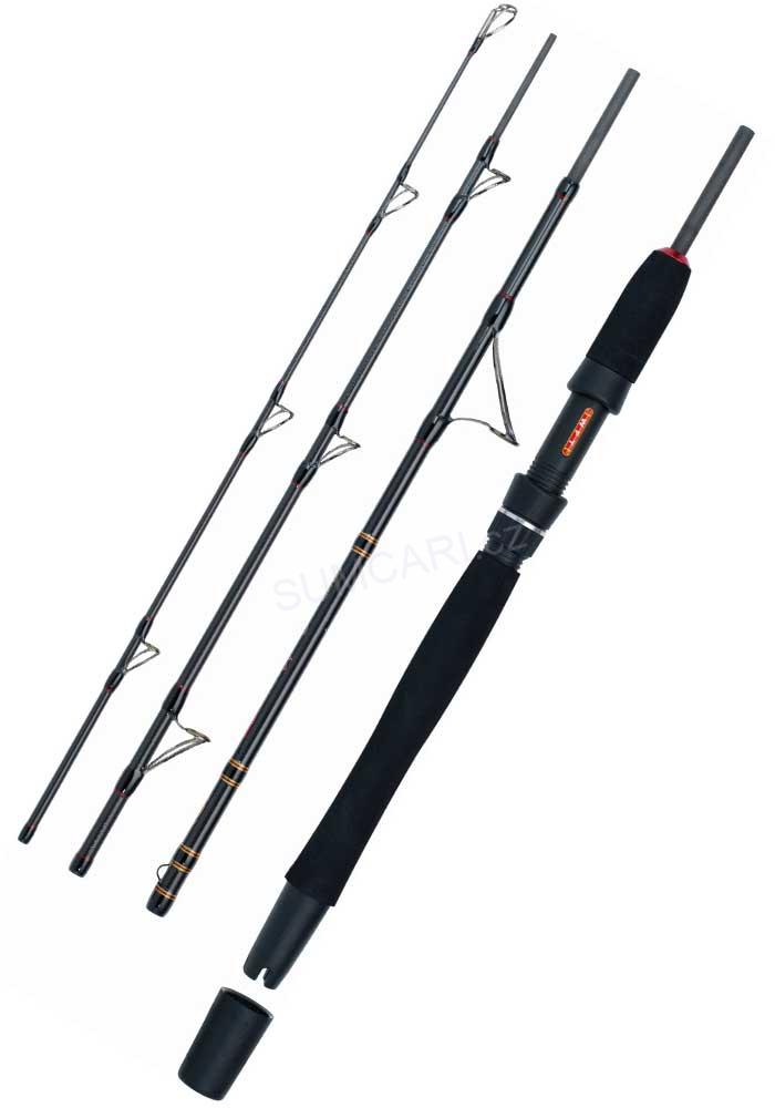 WFT cestovní prut GO NORTH II travel 2.10m 100-400g, 20lbs, 4 díl