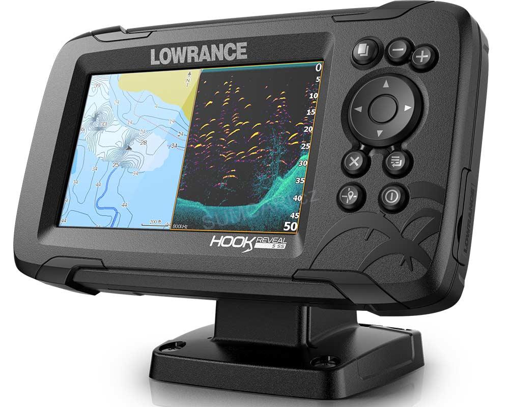 Lowrance HOOK REVEAL 5 se sondou HDI 50/200 kHz + baterie zdarma
