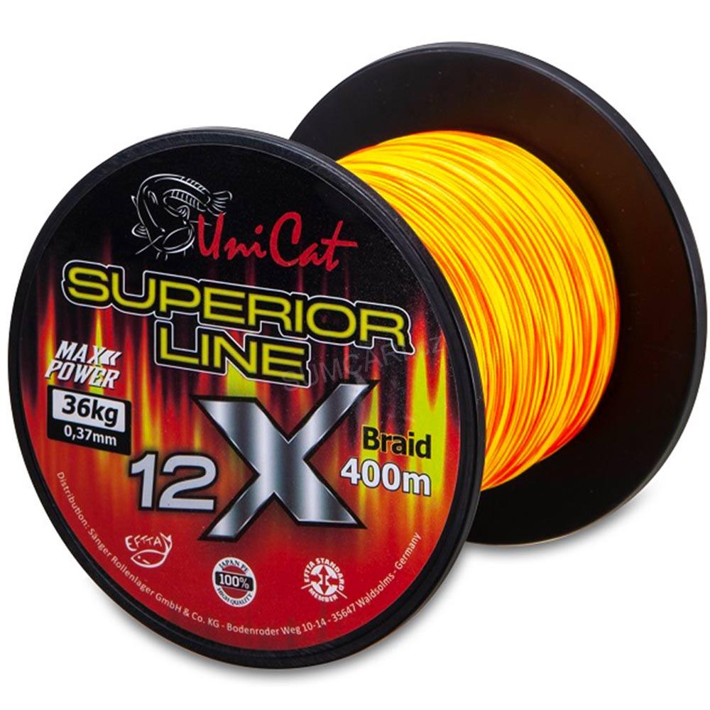 Uni Cat šňůra 12 X Superior Line 0.60mm 62kg, 400m