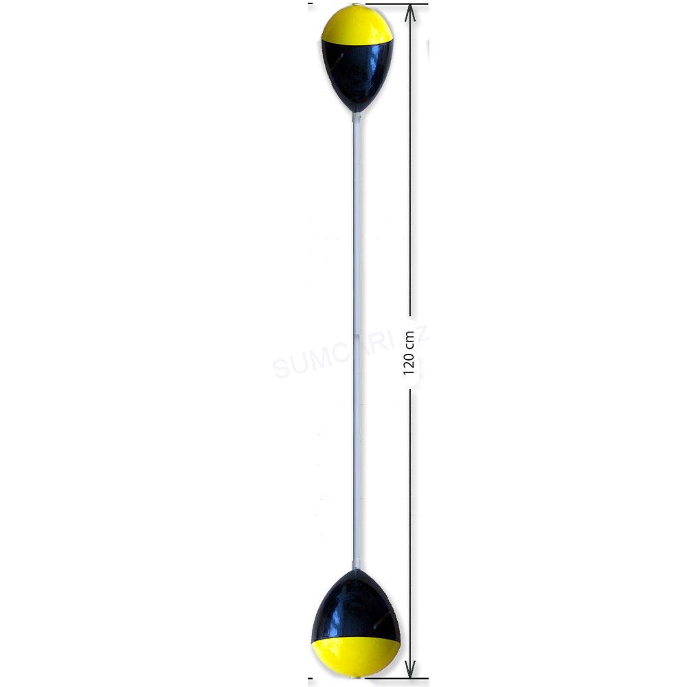BUBENÍK sumcová tyčová bójka průběžná, 220 + 110g, 120cm