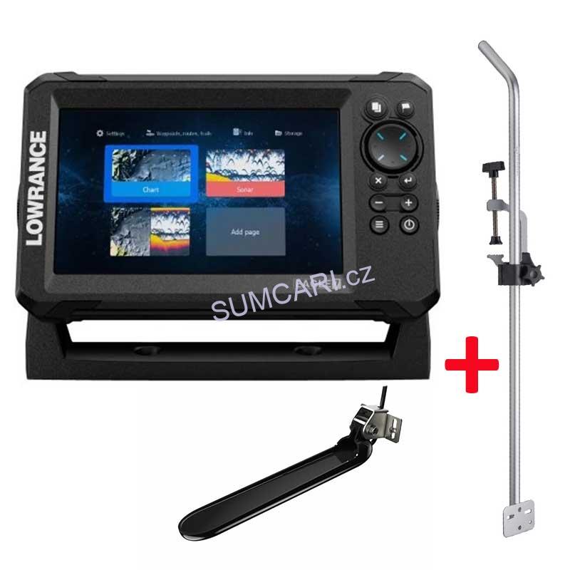 Lowrance sonar EAGLE 7 se sondou Tripleshot HD | ZDARMA držák sondy