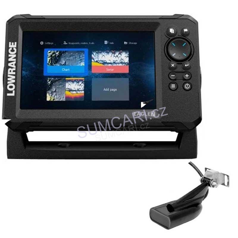 Lowrance sonar EAGLE 7, sonda 83/200 HDI