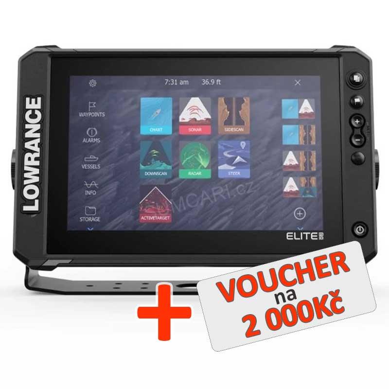 Lowrance Elite FS 10 se sondou Active Imaging 3v1 + Voucher na 2000Kč