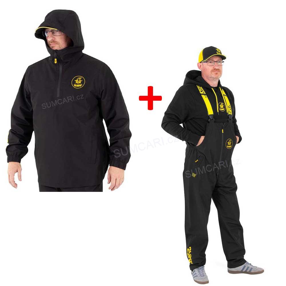 Black Cat nepromokavý komplet kalhoty + bunda Waterproof, vel. L