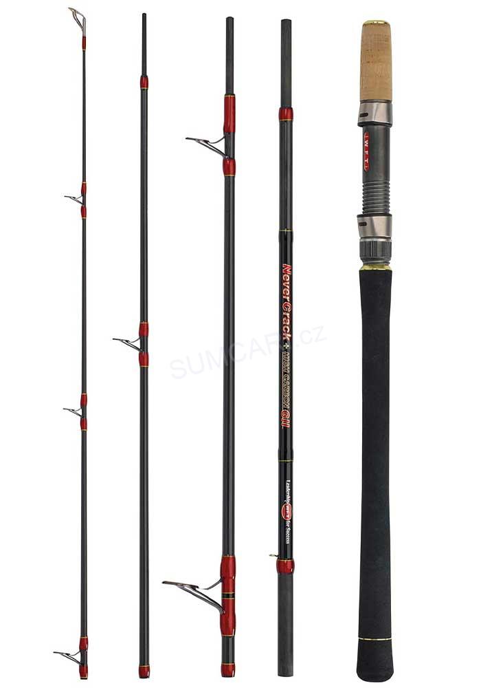 WFT prut NC High Carbon II Jig & Pilk TRAVEL 2.45m 30-120g, 5 díl