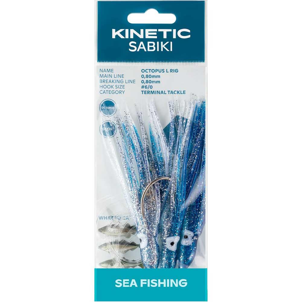Kinetic návazec SABIKI OCTOPUS L 6/0, Blue/red
