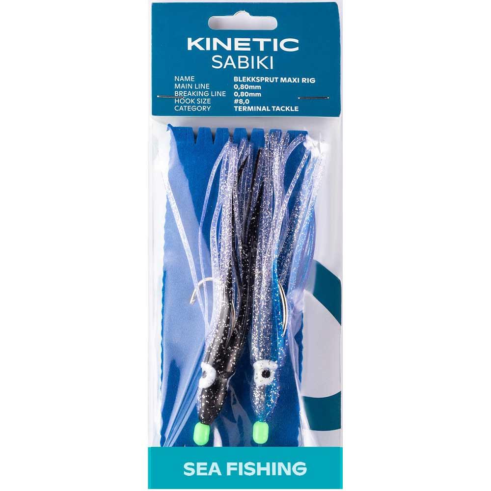 Kinetic návazec SABIKI BLEKKSPRUT MAXI 8/0, Blue/Blask Glitter