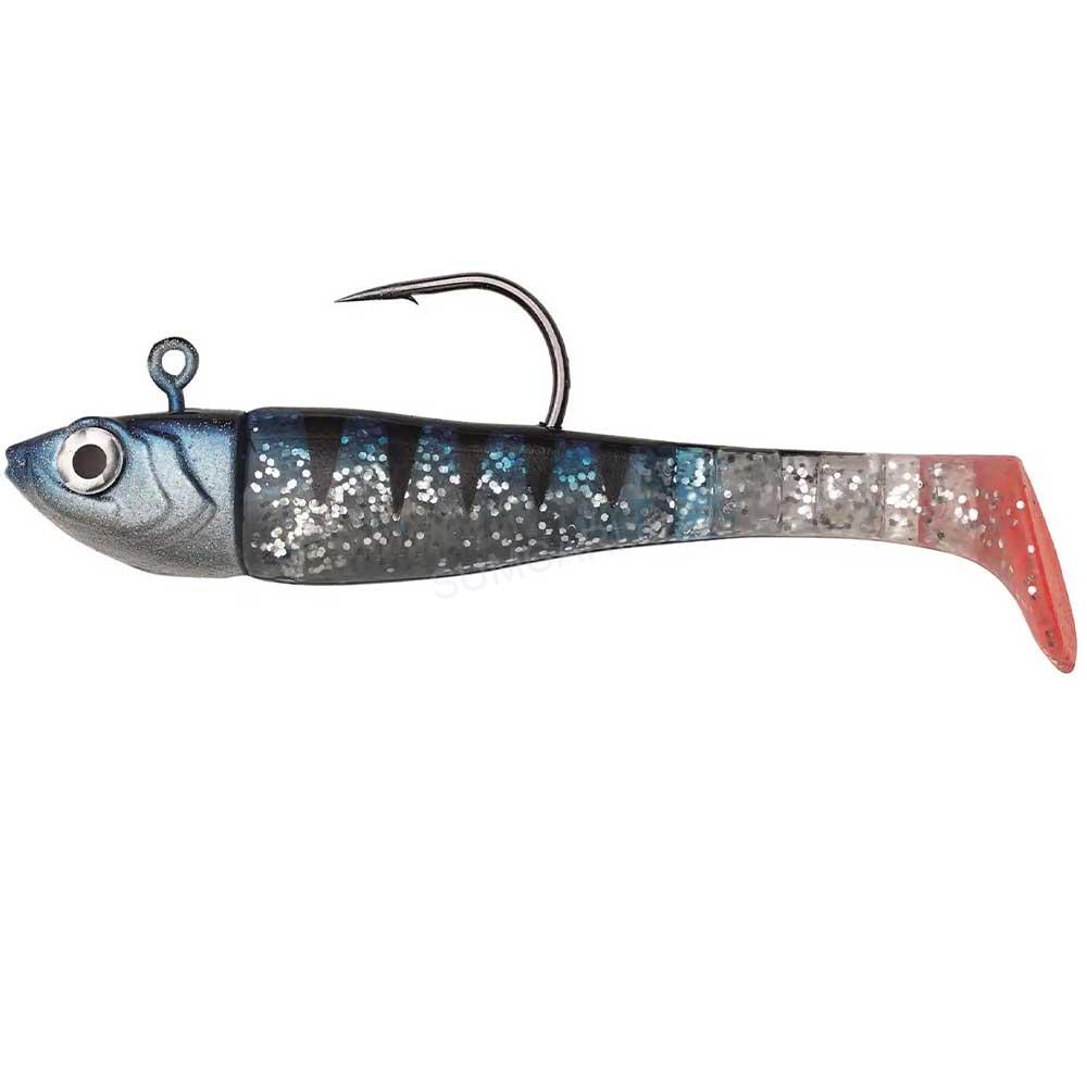 Kinetic gumová ryba Bunnie Sea Paddletail 60g, blue tiger