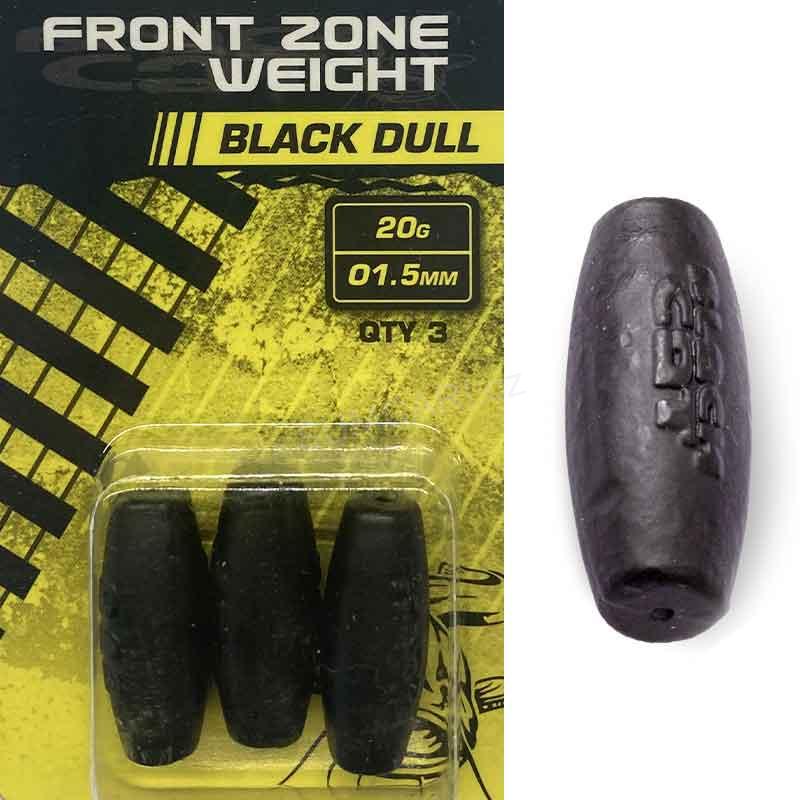 Black Cat sumcová zátěž Front Zone Weight Black 20g, 3ks