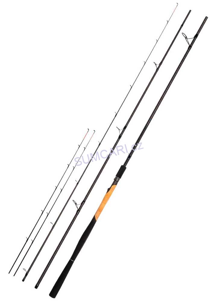 Preston feeder Supera X Distance 3.80m 80g, 3 díl