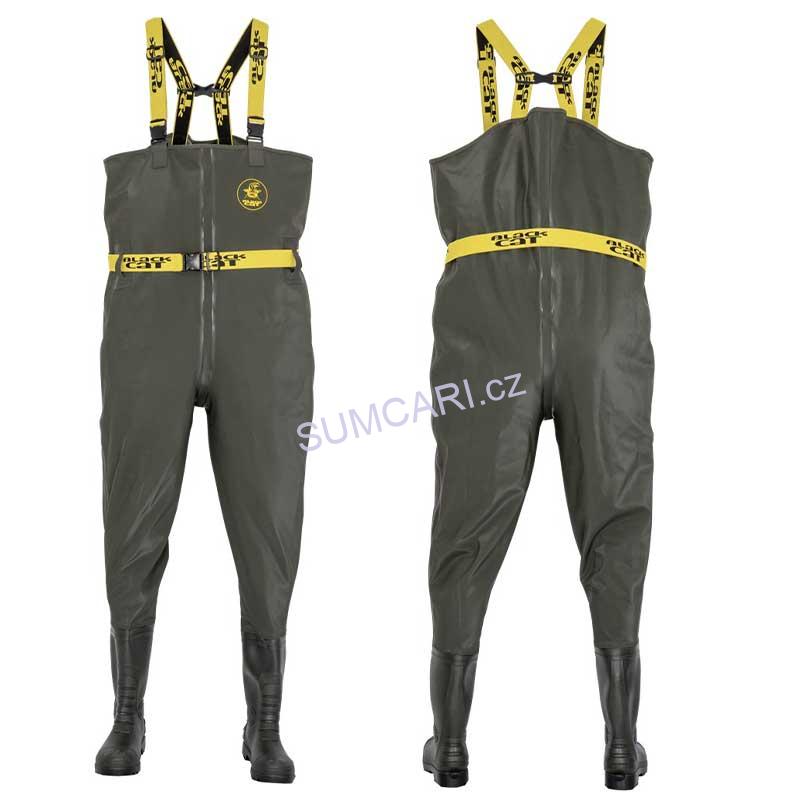 Black Cat prsačky Green Booted Waders, vel. 43