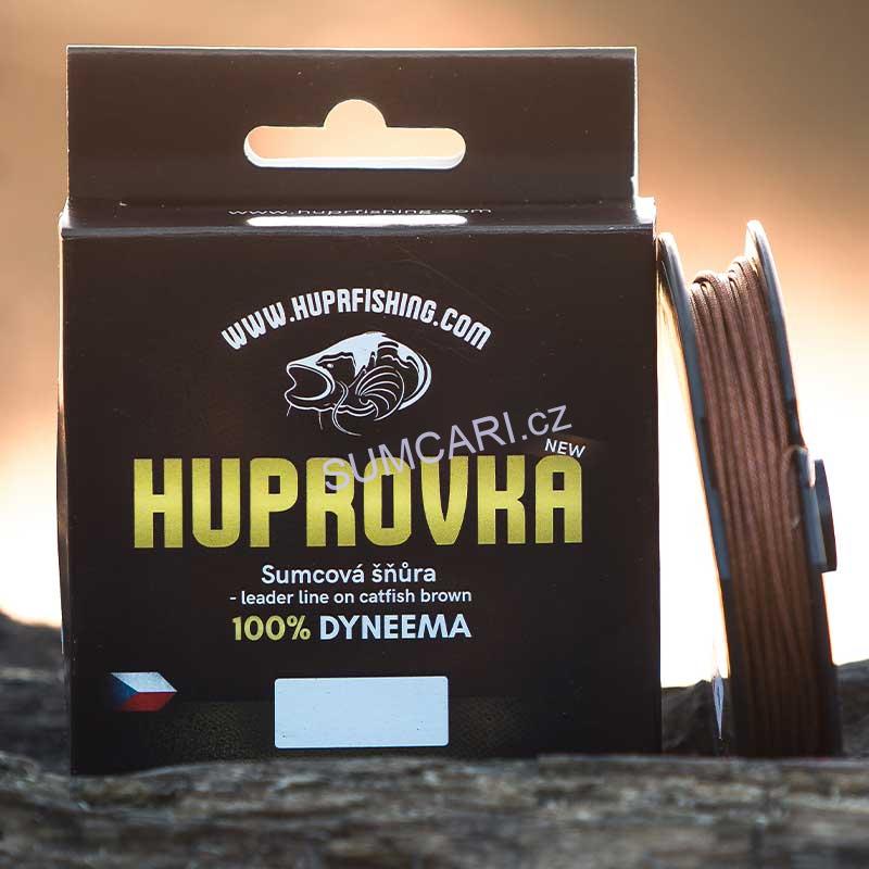 Huprovka sumcová návazcová šňůra 150kg, 15m - hnědá