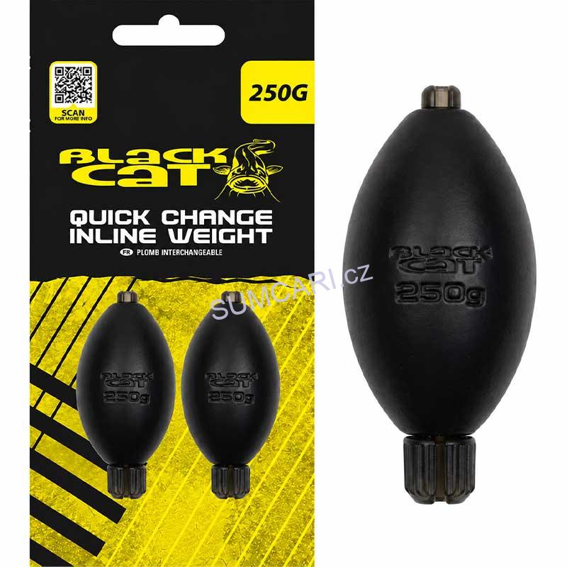 Black Cat sumcové zátěže Quick Change Inline Weight 250g, 2ks