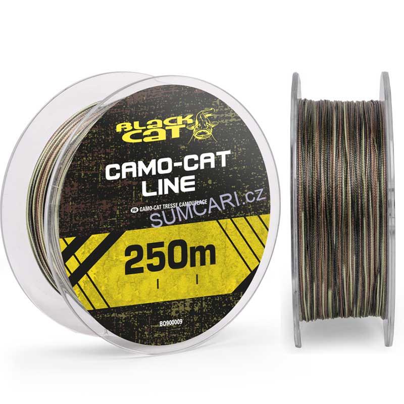 Black Cat sumcová šňůra Camo Cat 0.55mm, 60kg, 250m