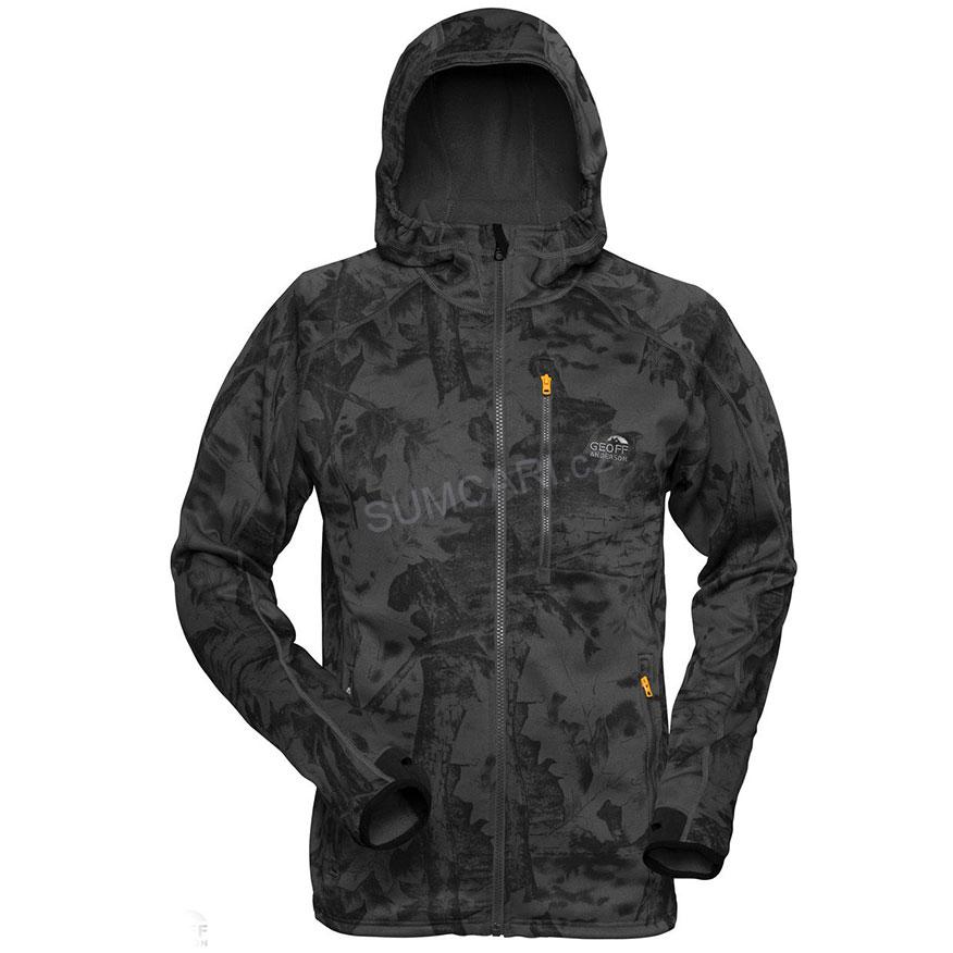 Geoff Anderson mikina HOODY3 black/leaf, vel. XL