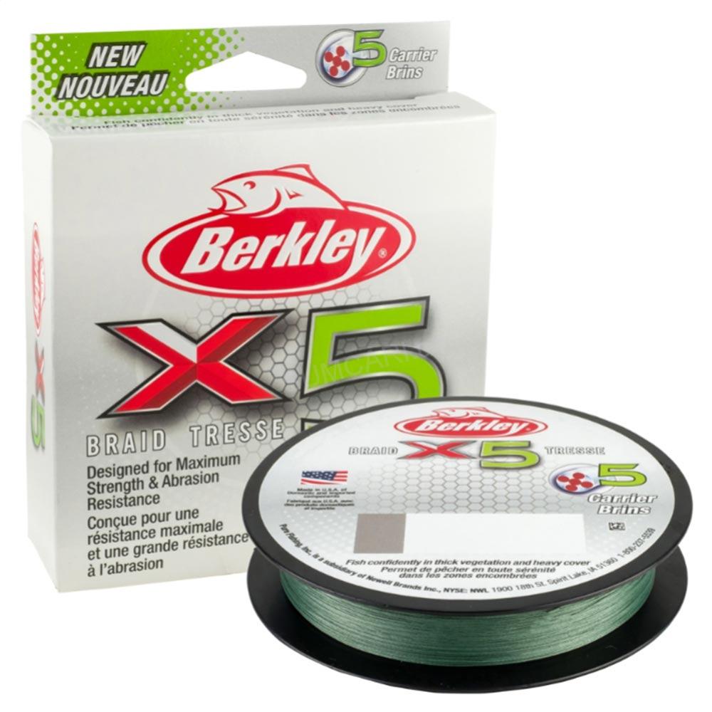 Berkley X5 0,08mm 7,60kg, 150m zelená