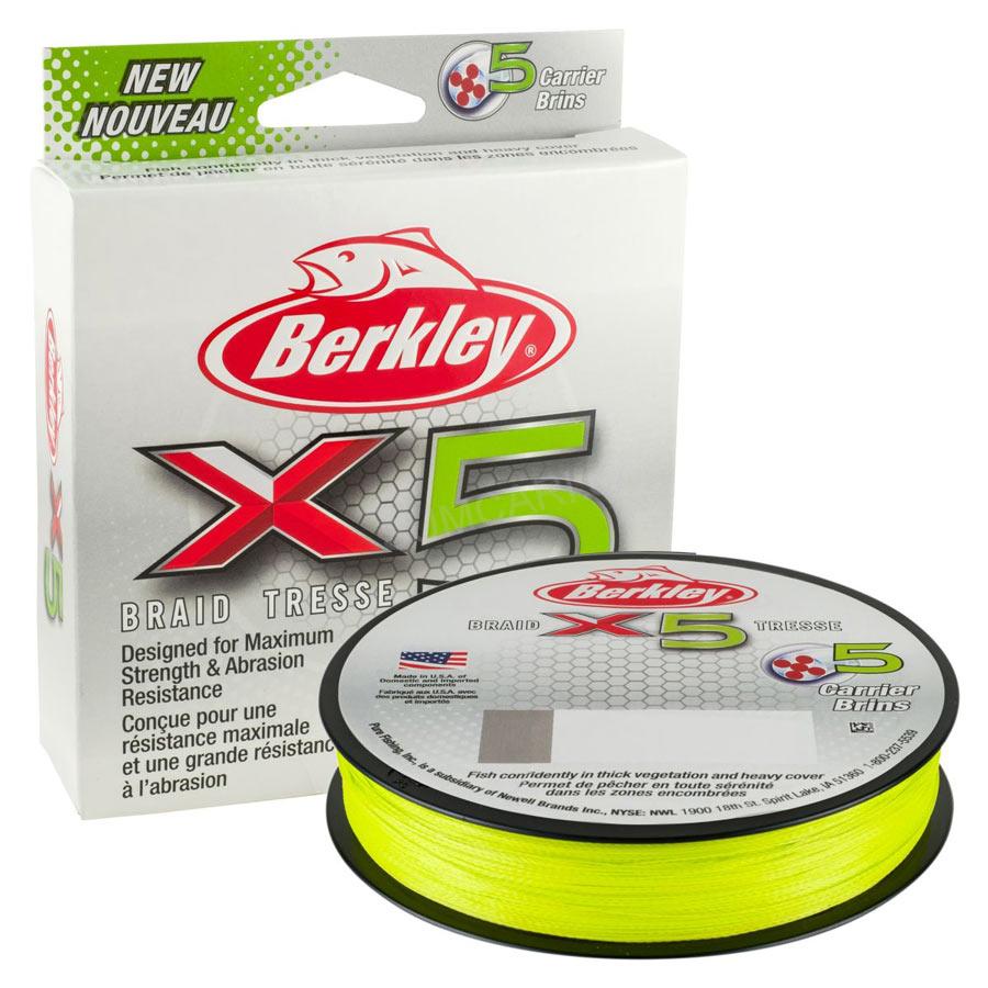 Berkley X5 0,12mm 12,10kg, 150m žlutá