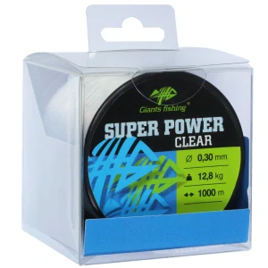 Giants fishing vlasec Super Power Clear 0.30mm, 12.8kg, 1000m
