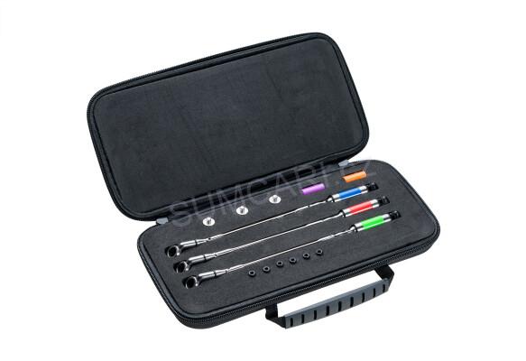 Mivardi Swing arm MCX Stainless - Multicolor set (3pcs)