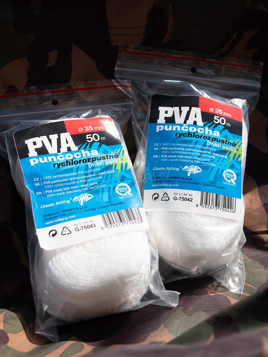 Giants fishing PVA náhradní punčocha Mesh Fast Melt Refill 25mm, 50m
