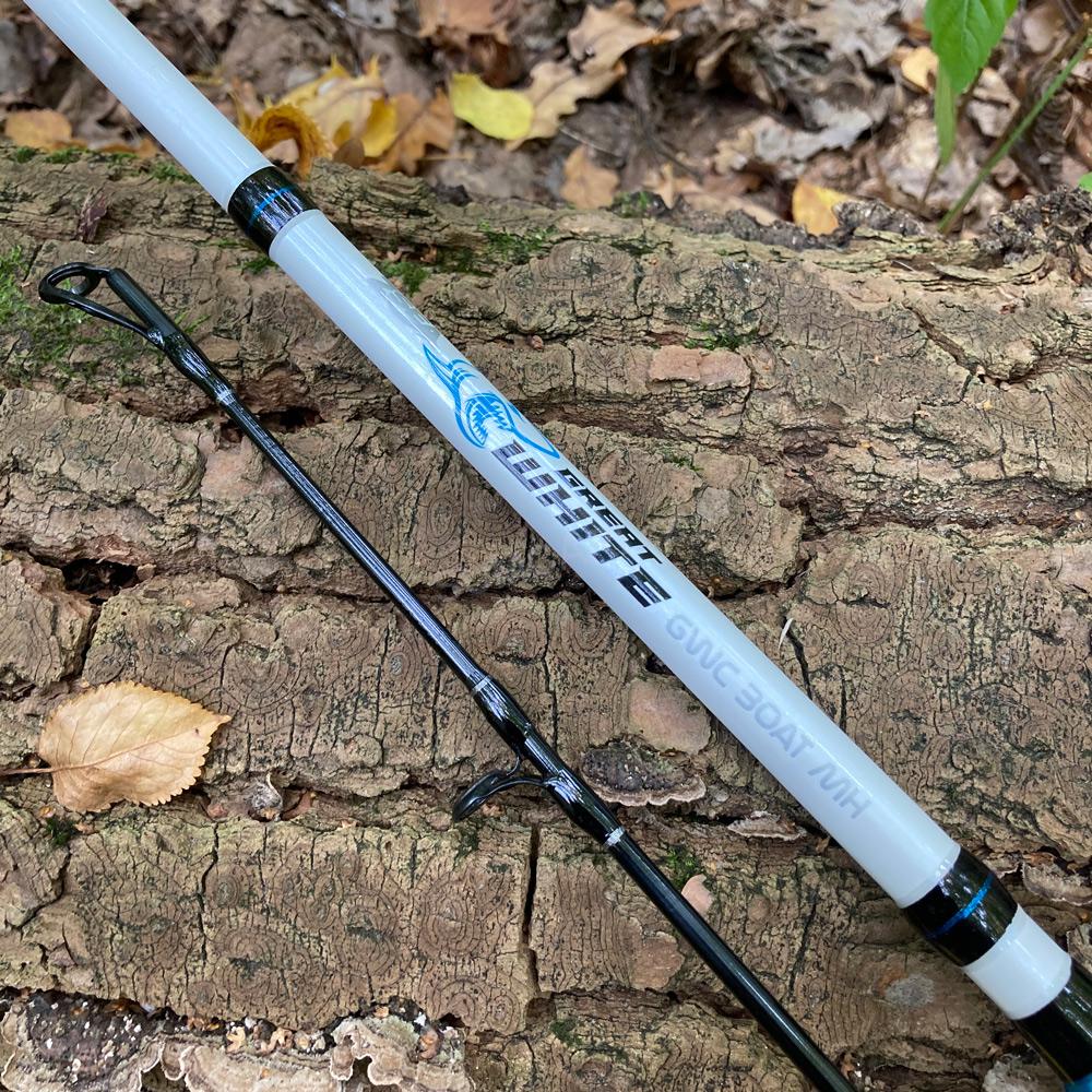 Zebco prut GREAT WHITE™ GWC Boat MH 2.20m 100-350g, 6-12lbs, 2 díl - POSLEDNÍ KUS