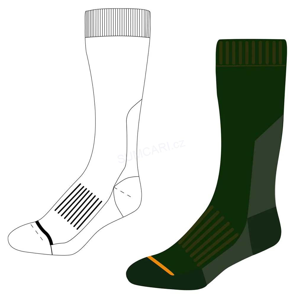 Geoff Anderson ponožky-podkolenky WizWool Coozy, vel. S 38-40