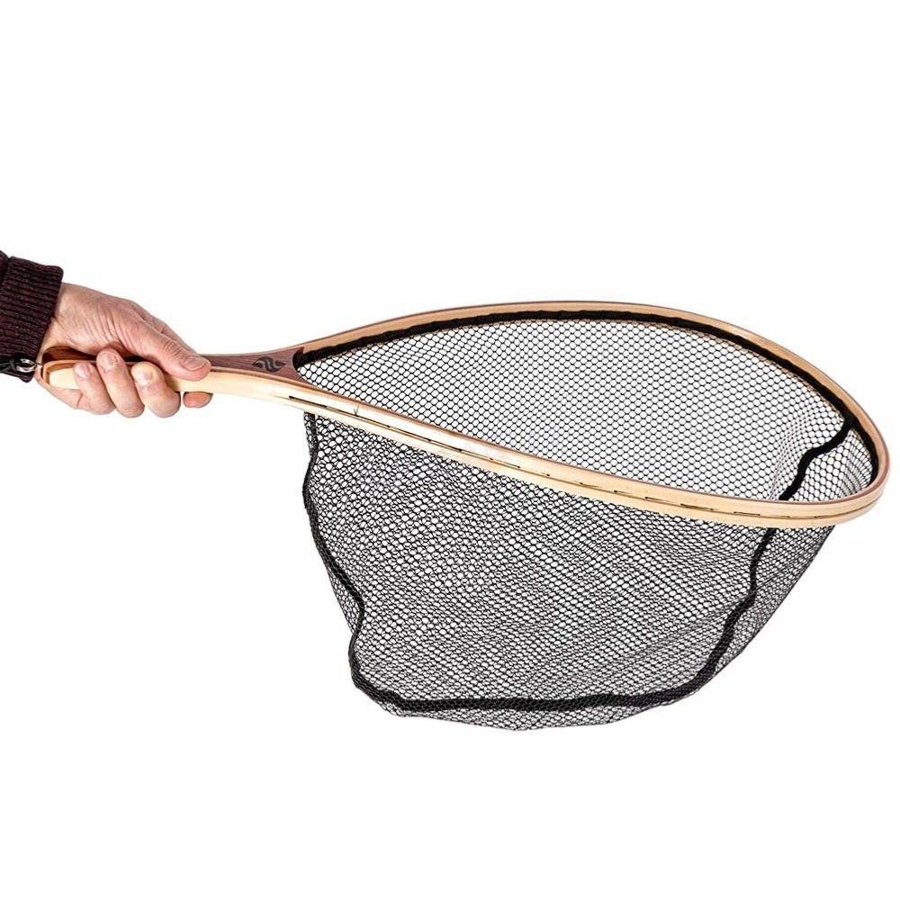 Snowbee dřevěný raketový podběrák Wooden Landing Net - Small