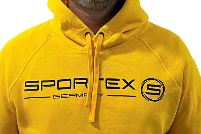 Sportex mikina s kapucí žlutá, velikost L