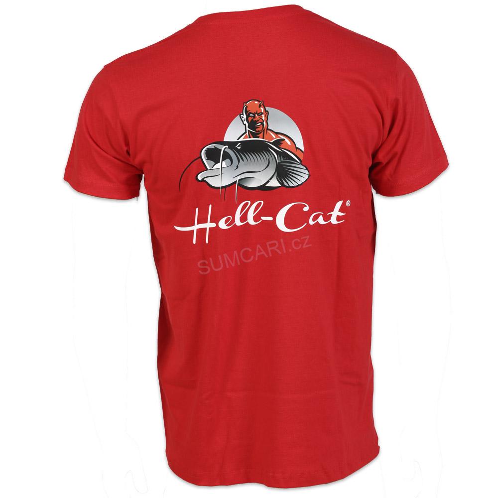Hell-Cat rybářské tričko Style červené, vel. 3XL