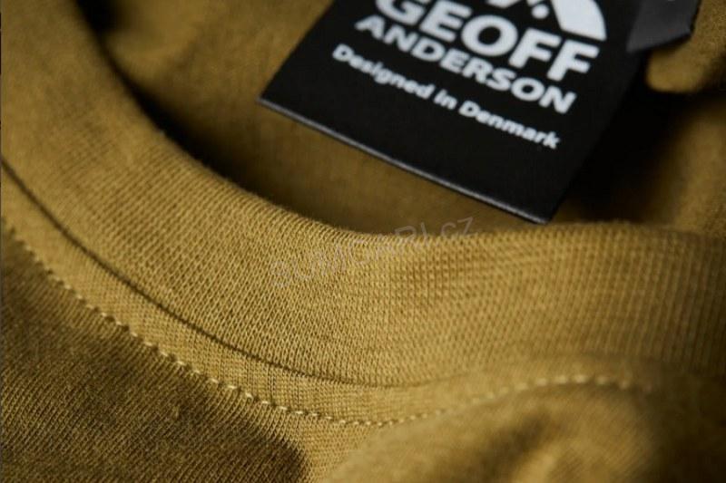 Geoff Anderson tričko Organic Tee leaf, zelené, vel. S