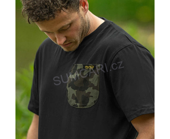 Avid Carp tričko Cargo T-Shirt Black, vel. XXL