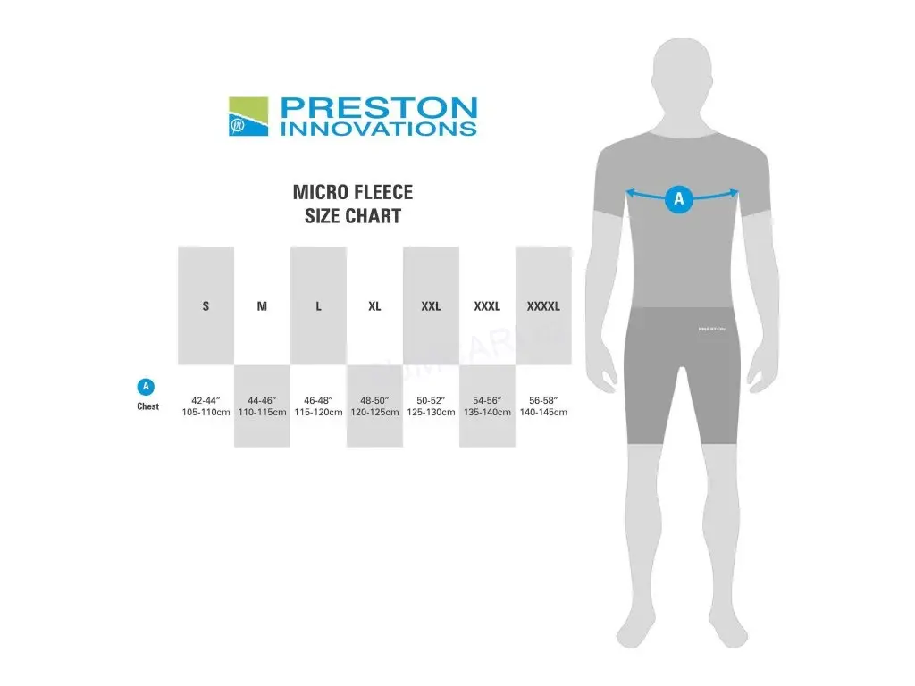 Preston mikina Micro Fleece, vel.: XXL