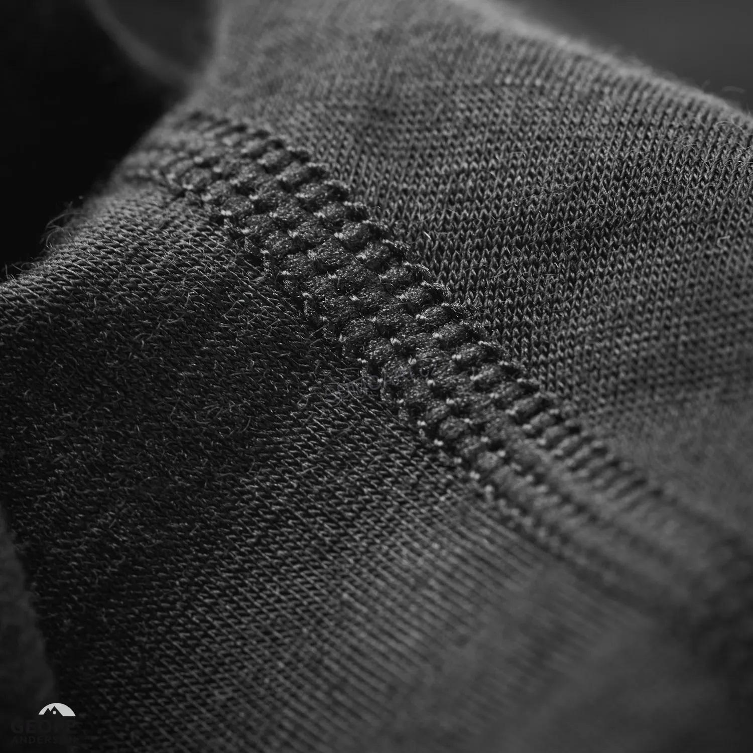 Geoff Anderson triko dlouhý rukáv WizWool 165 soft thermo, černé, vel. XXXL