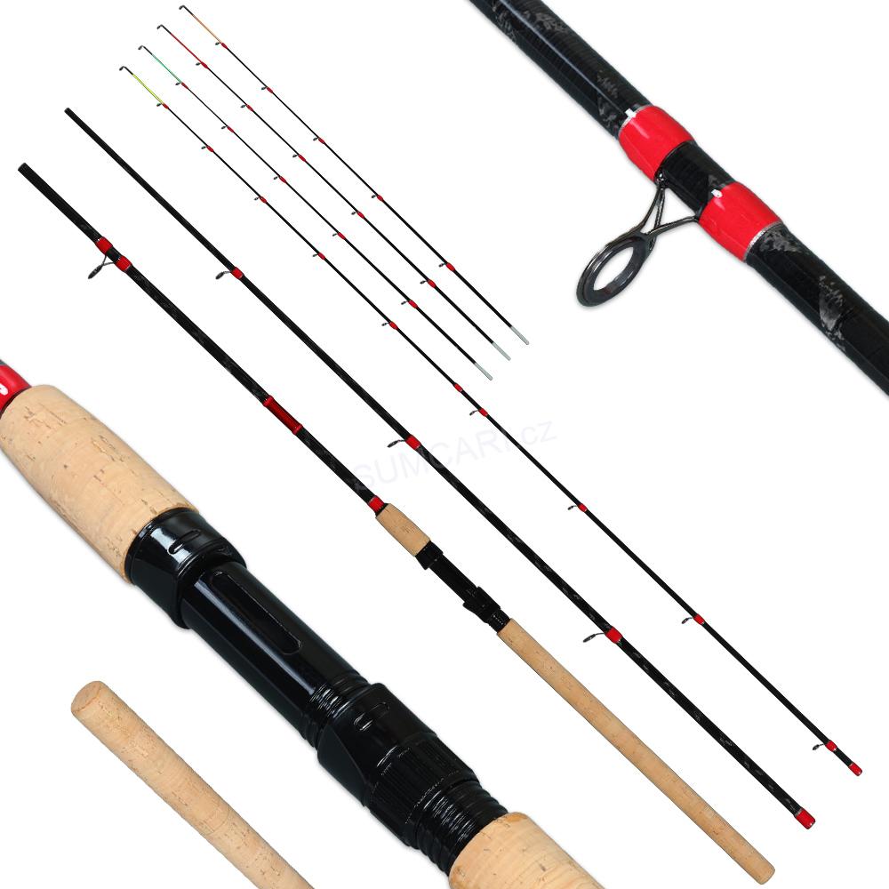 Giants fishing prut Fluent MK2 Feeder 11ft 3.30m 90g + naviják Gaube FD 4000