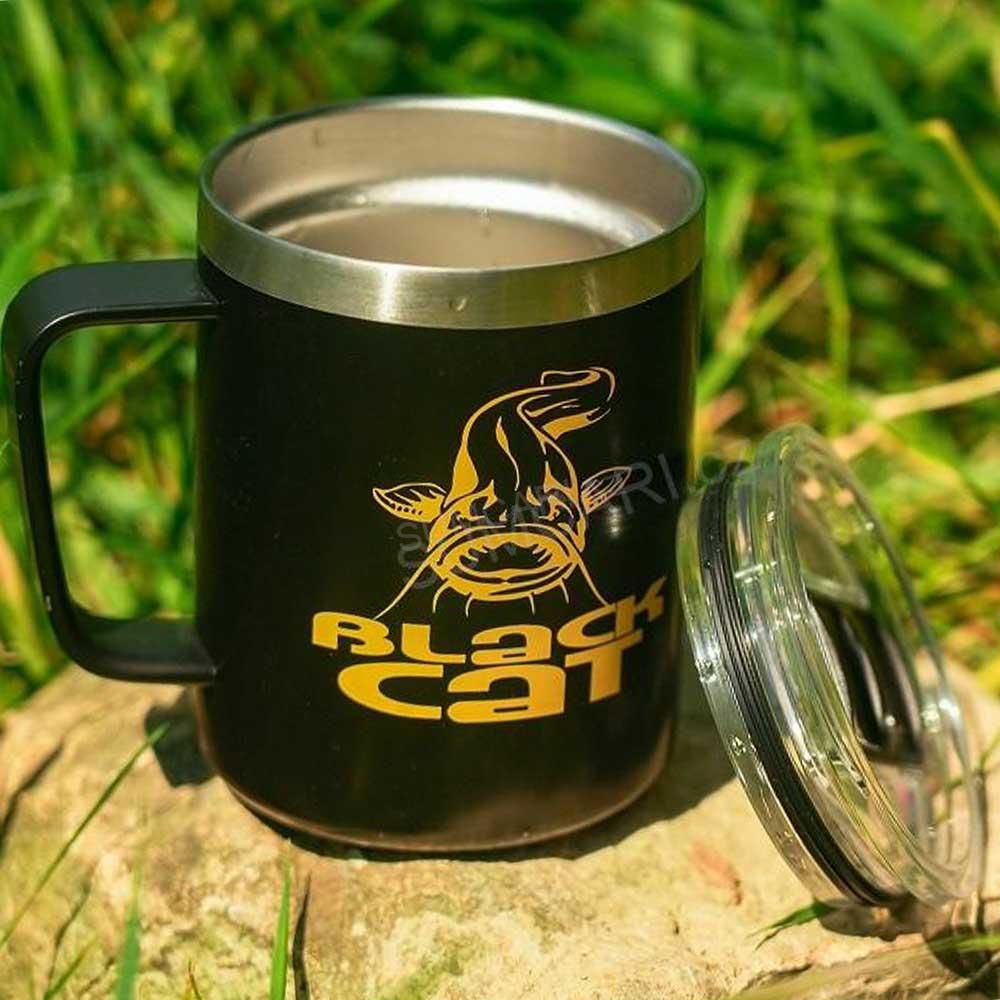 Black Cat Termohrnek Stainless Steel Thermal Mug, 380 ml