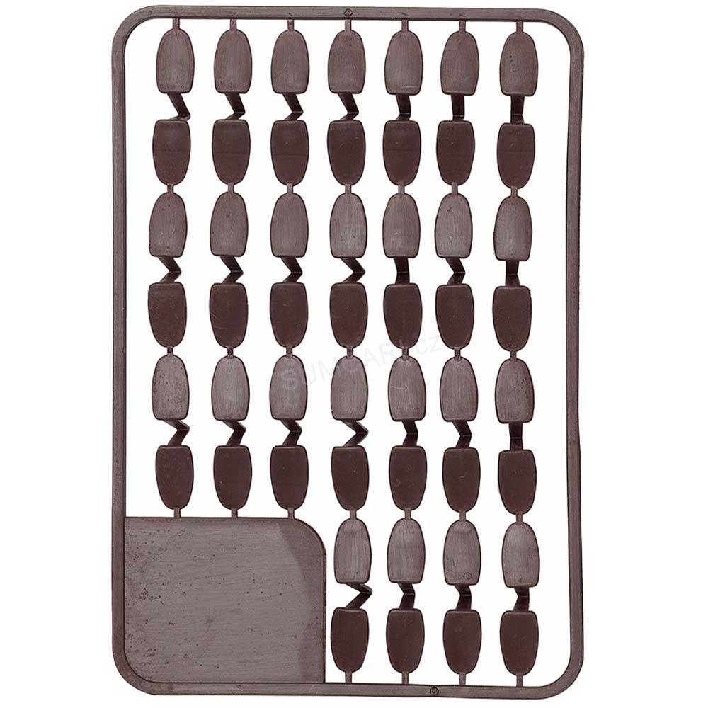 MadCat zarážky Pellet Stops Dark Brown L 2x25 ks