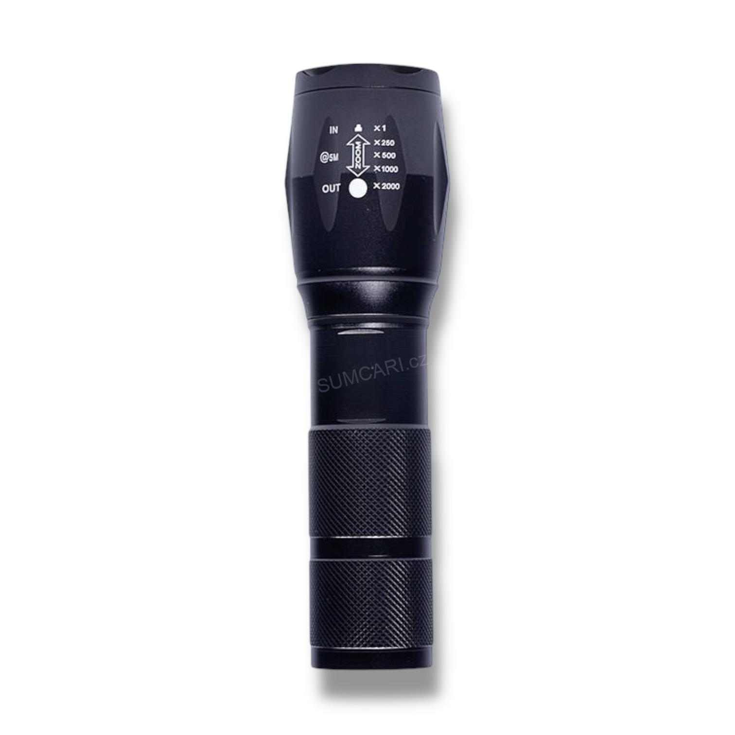 Svítilna nabíjecí Smart Power Light Zoom LED - 4 barvy svícení