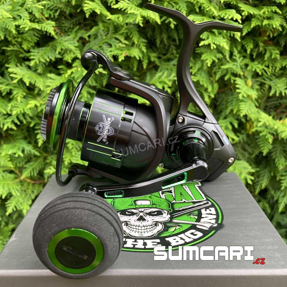 MadCat přívlačový set prut Black Spin 2.70m 40-150g - naviják MadCat 5500