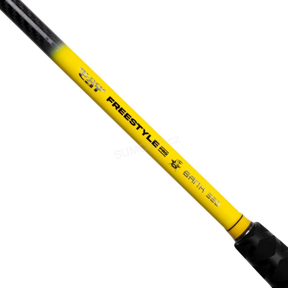 Black Cat prut Freestyle Pro Bank 3.20m 250-500g, 2 dílný