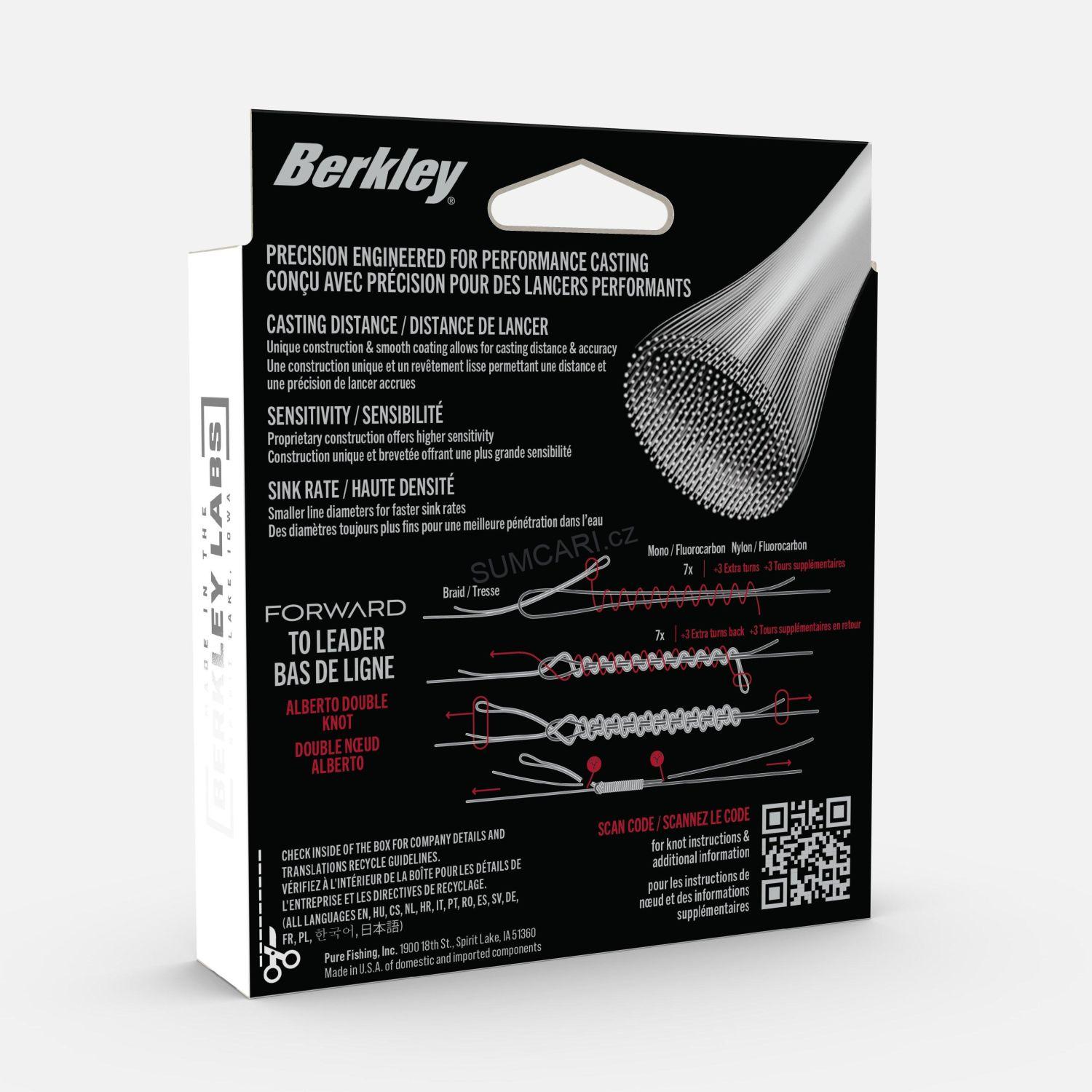 Berkley Forward Finesse Braid 0.26mm, 12.40kg, Crystal, 1m