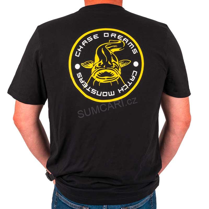Black Cat tričko CHASE Dreams Black Tee, vel. L
